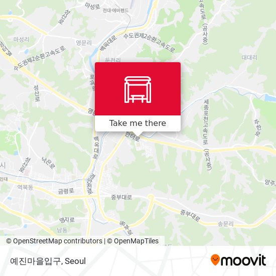 예진마을입구 map