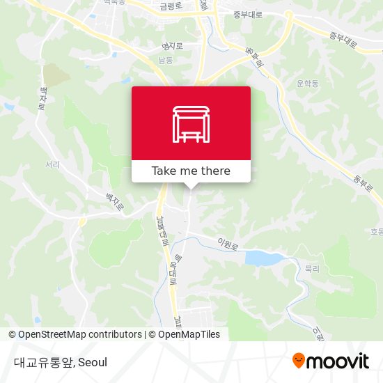 대교유통앞 map