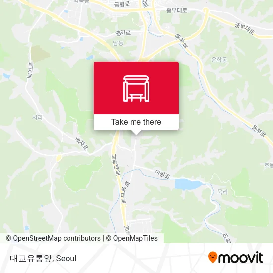 대교유통앞 map