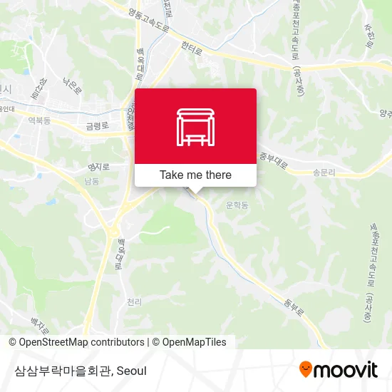 삼삼부락마을회관 map