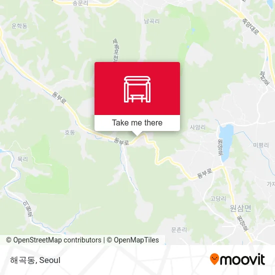 해곡동 map