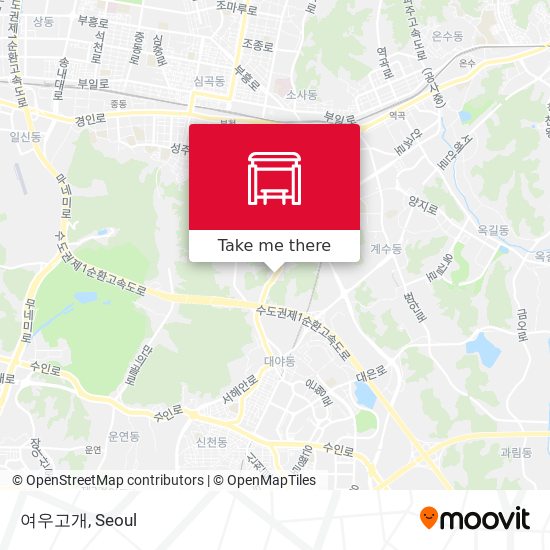 여우고개 map