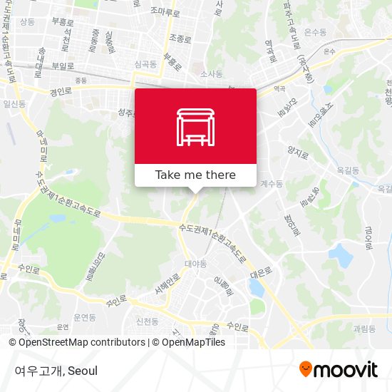 여우고개 map