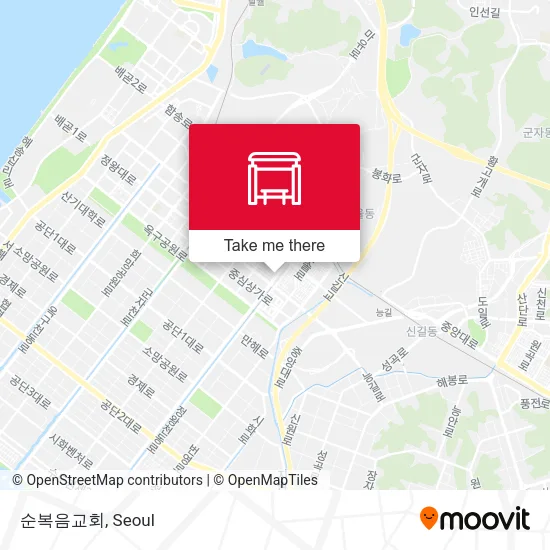 순복음교회 map