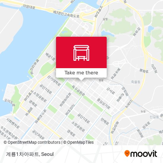 계룡1차아파트 map