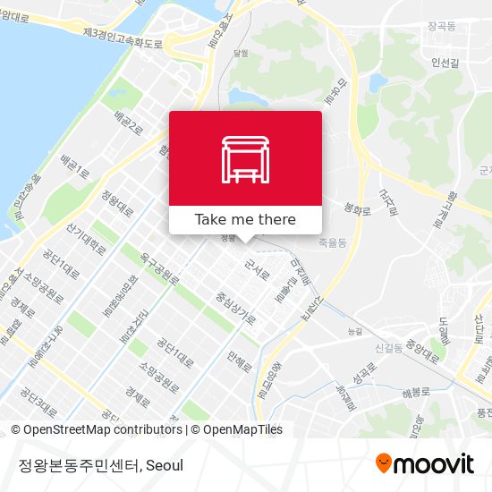 정왕본동주민센터 map