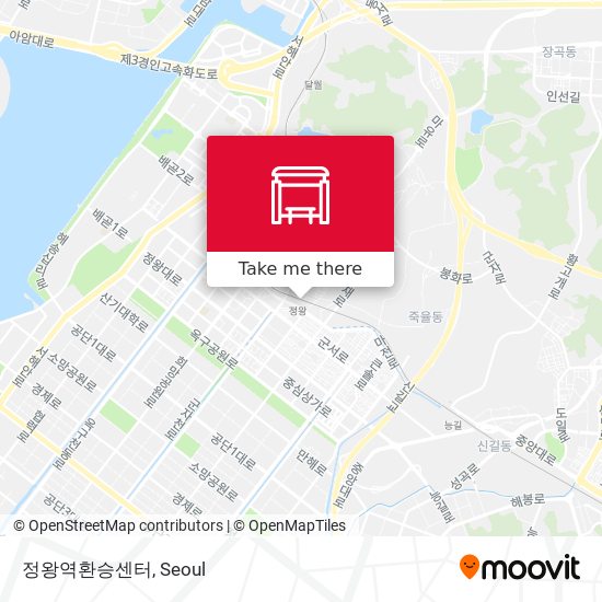 정왕역환승센터 map