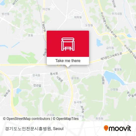 경기도노인전문시흥병원 map