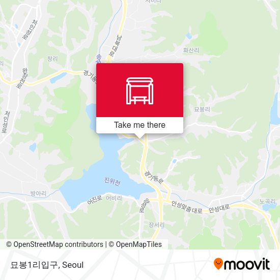 묘봉1리입구 map