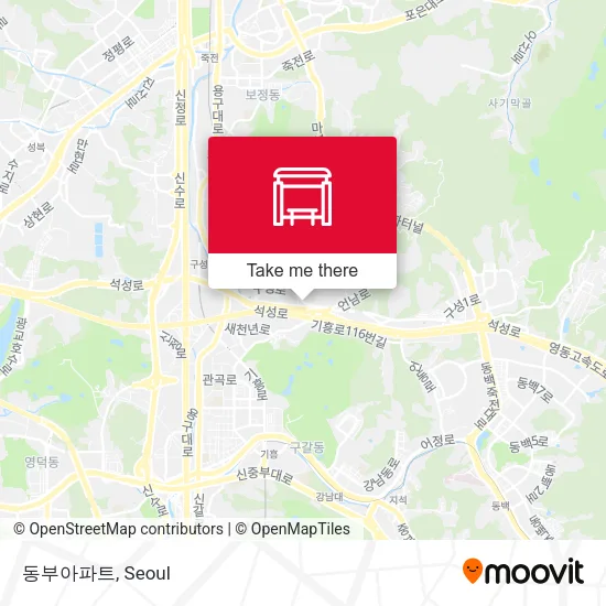 동부아파트 map