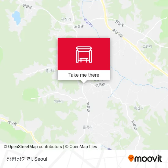 장평삼거리 map