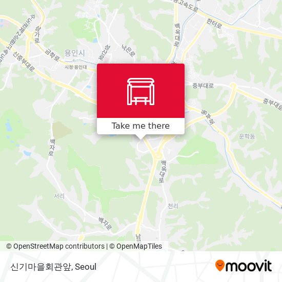 신기마을회관앞 map
