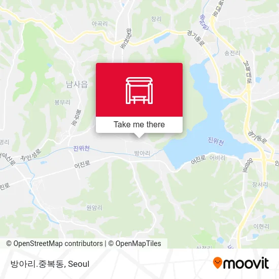 방아리.중복동 map