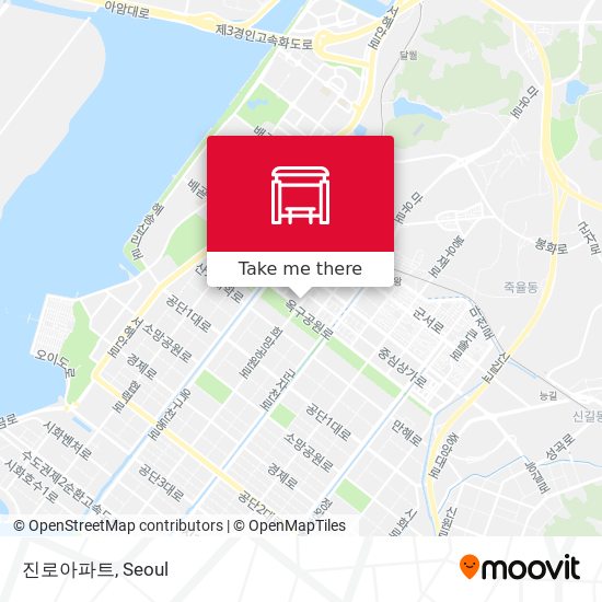진로아파트 map
