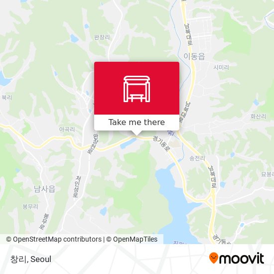 창리 map