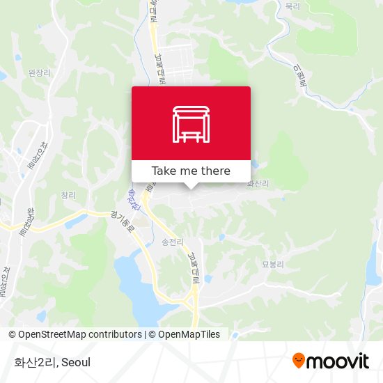 화산2리 map