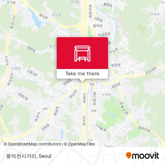 풍덕천사거리 map