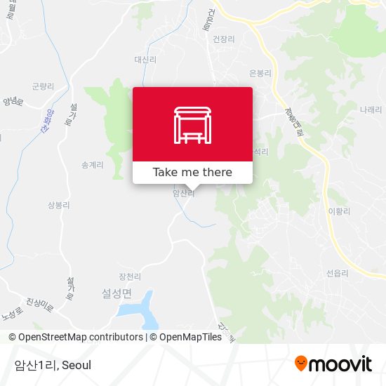 암산1리 map