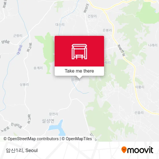 암산1리 map