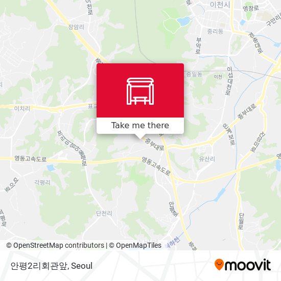 안평2리회관앞 map