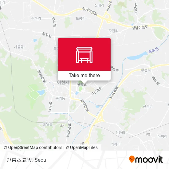 안흥초교앞 map