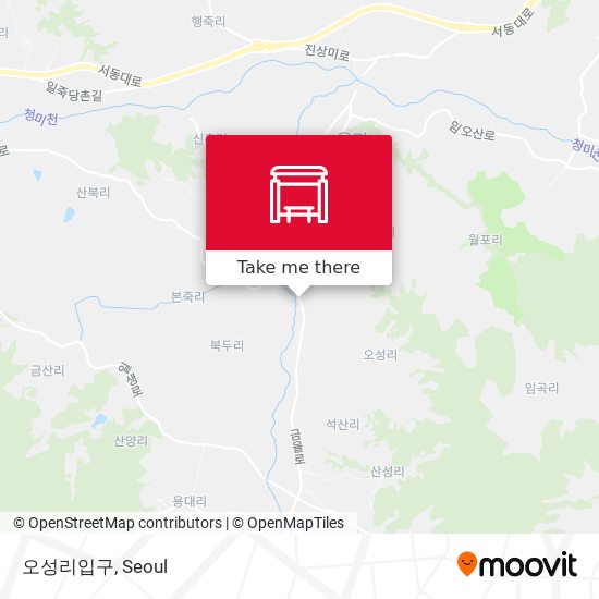 오성리입구 map