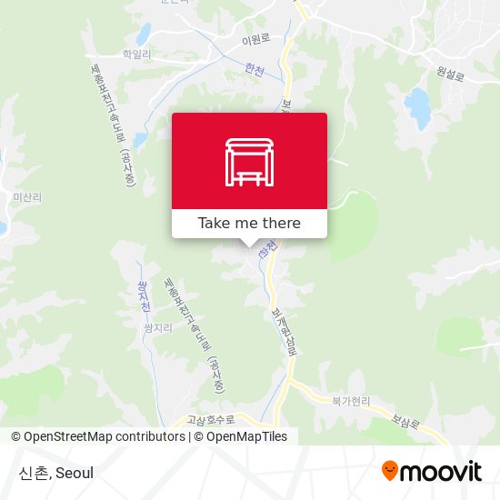 신촌 map