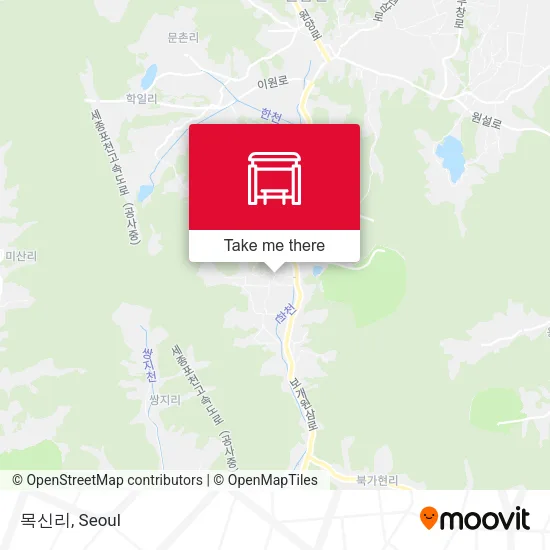 목신리 map