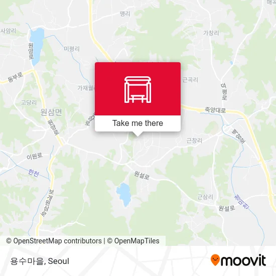 용수마을 map