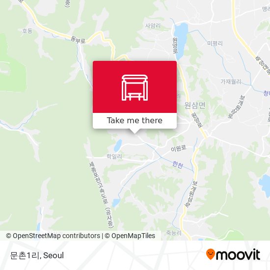 문촌1리 map