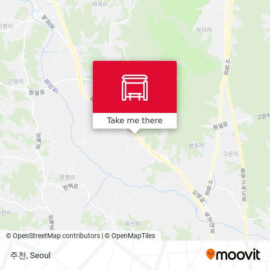 주천 map