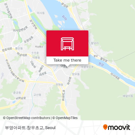 부영아파트.창우초교 map