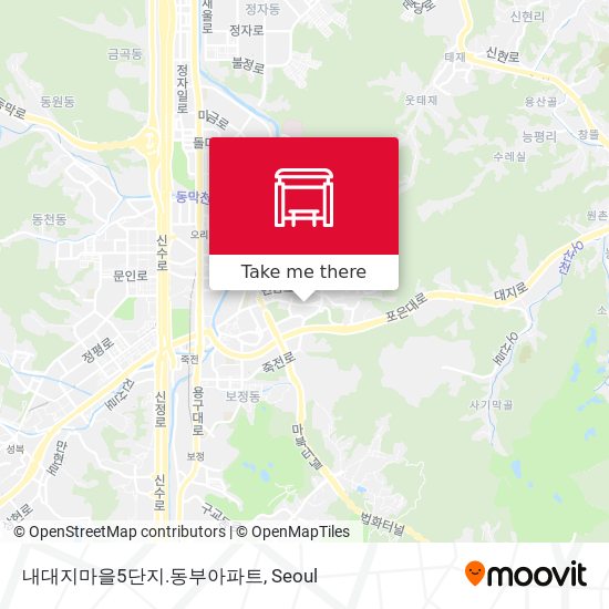 내대지마을5단지.동부아파트 map