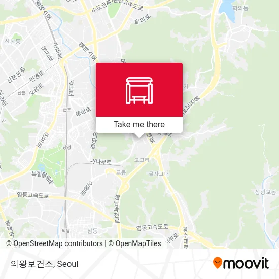의왕보건소 map