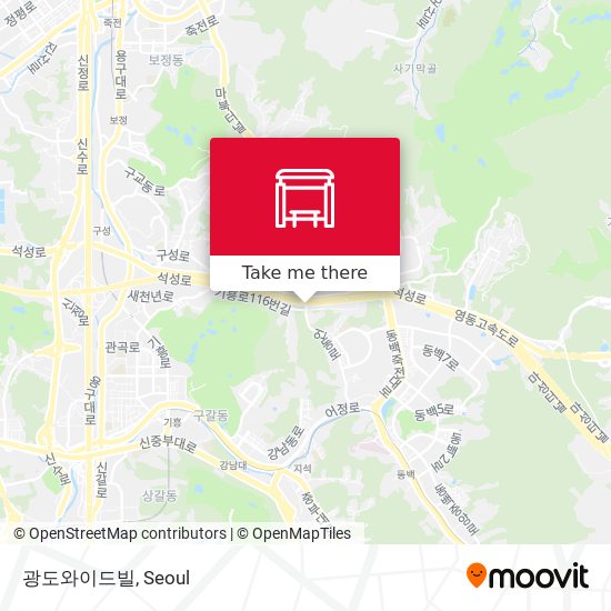 광도와이드빌 map