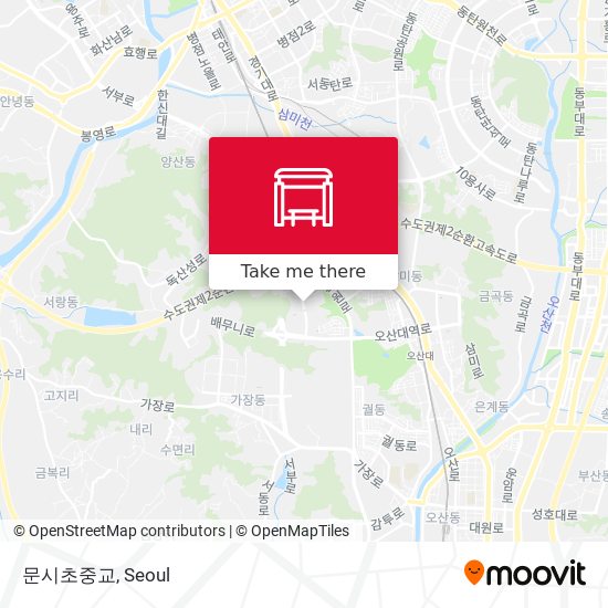 문시초중교 map