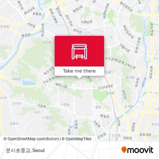 문시초중교 map