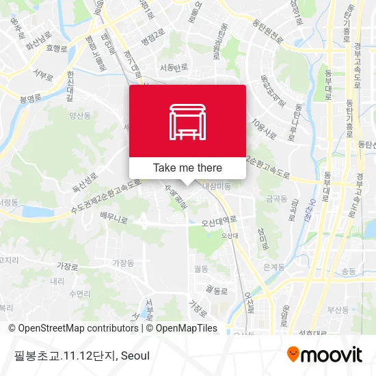 필봉초교.11.12단지 map