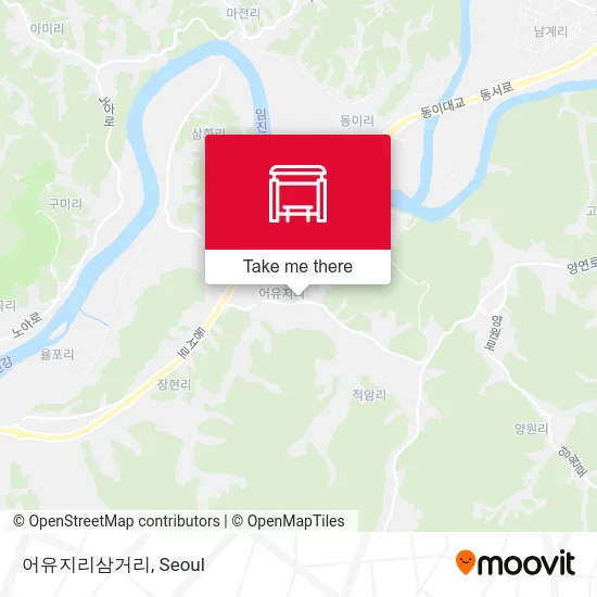 어유지리삼거리 map