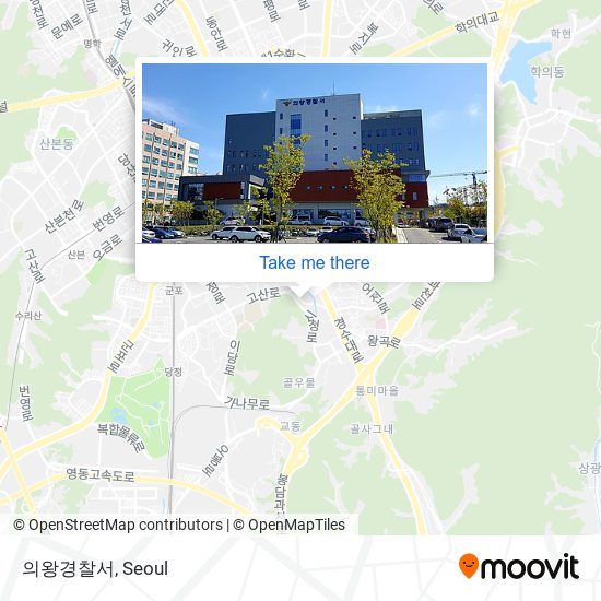 의왕경찰서 map