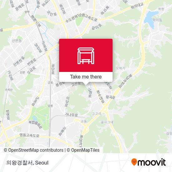 의왕경찰서 map