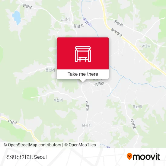 장평삼거리 map