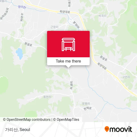 가리산 map