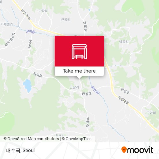 내수곡 map