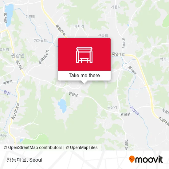 창동마을 map