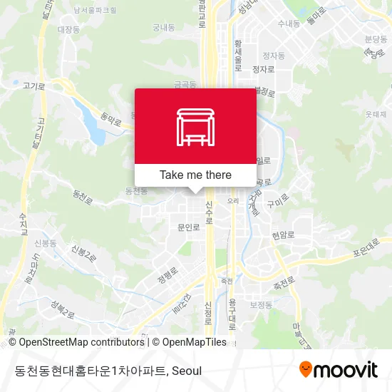 동천동현대홈타운1차아파트 map