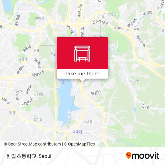 한일초등학교 map
