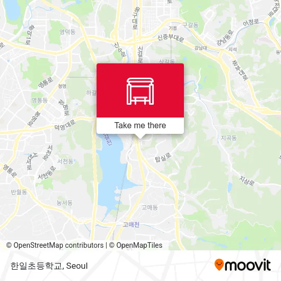 한일초등학교 map