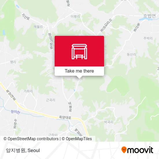 양지병원 map
