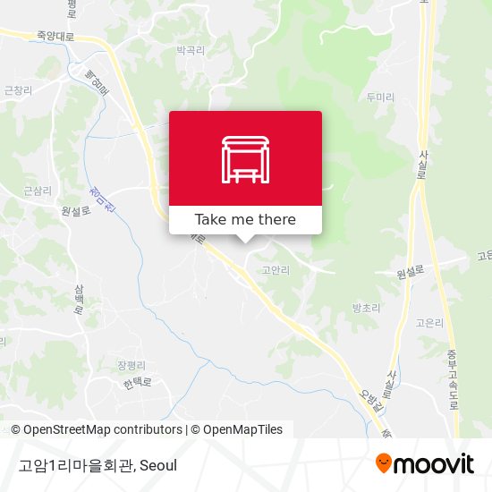 고암1리마을회관 map